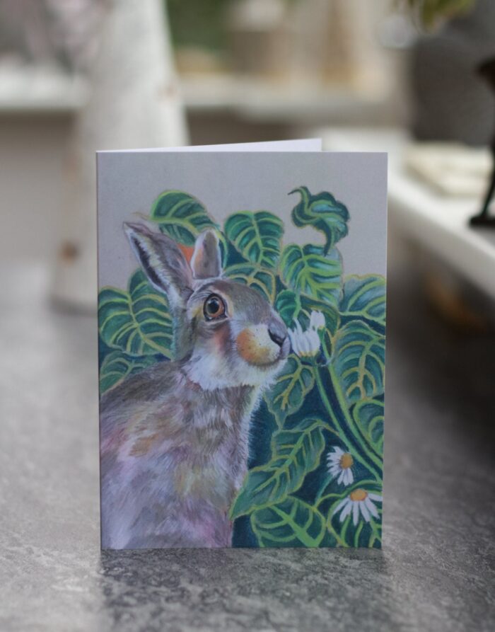 A6 'Bunny' greetings card