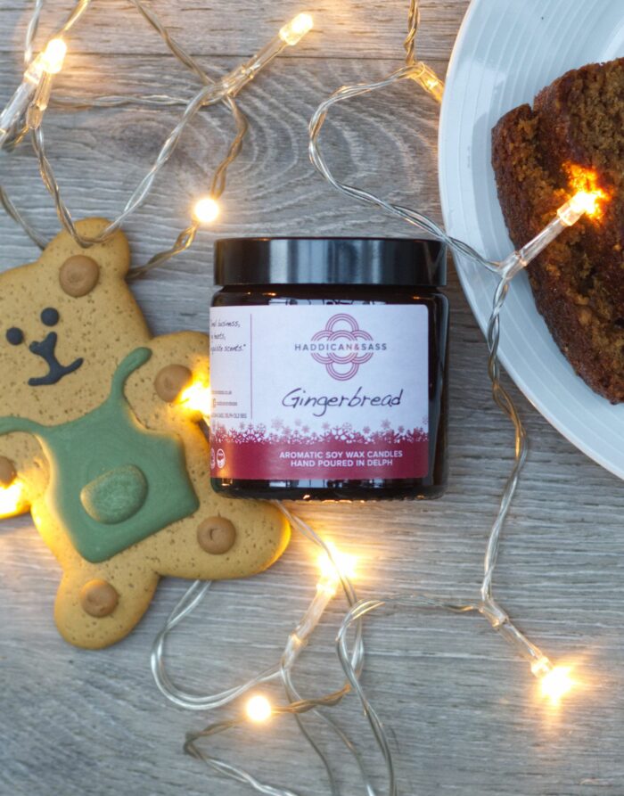 Gingerbread candle