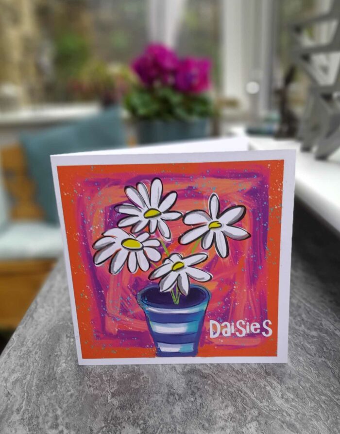 Greeting cards by Raspberryspudwhistle – Daisies