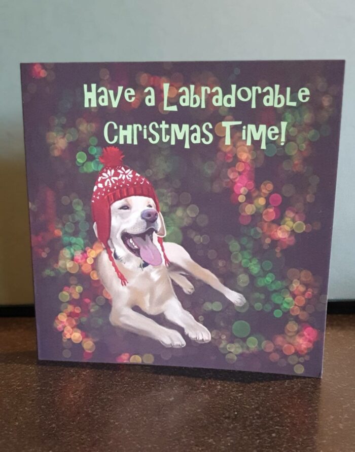 Xmas Greeting cards by Raspberryspudwhistle – Labradorable Christmas